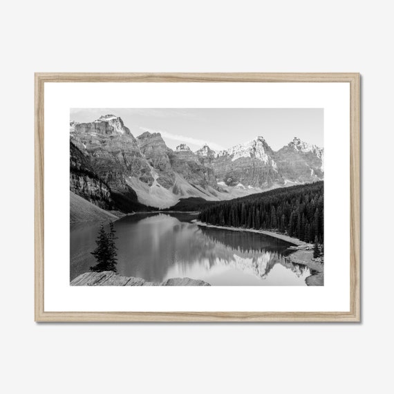 Banff Moraine Lake Photo Poster Print