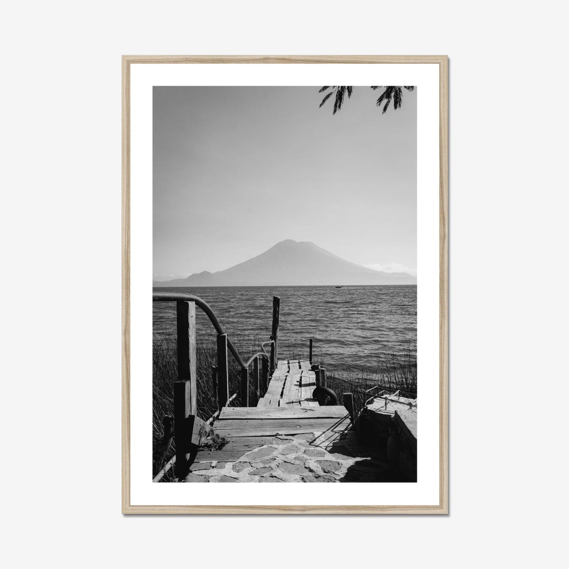 Lake Atitlan Guatemala Photo Print, Calm Pier