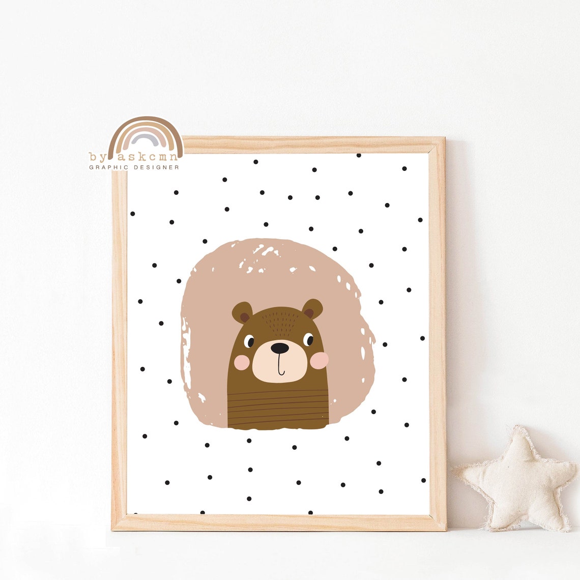 Animals Nursery Print Baby Room Poster Baby Room Living Room Wall Print Wall Art Kids Nursery Prints Kids Room Art - Image 3