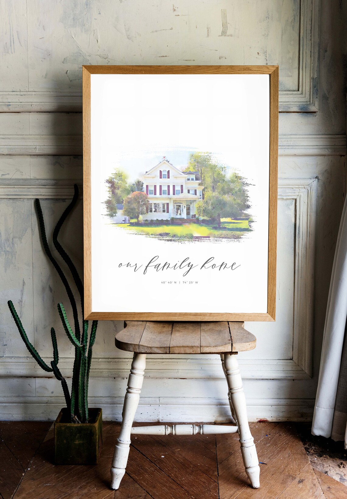 Custom House Portrait - Watercolor - Image 3