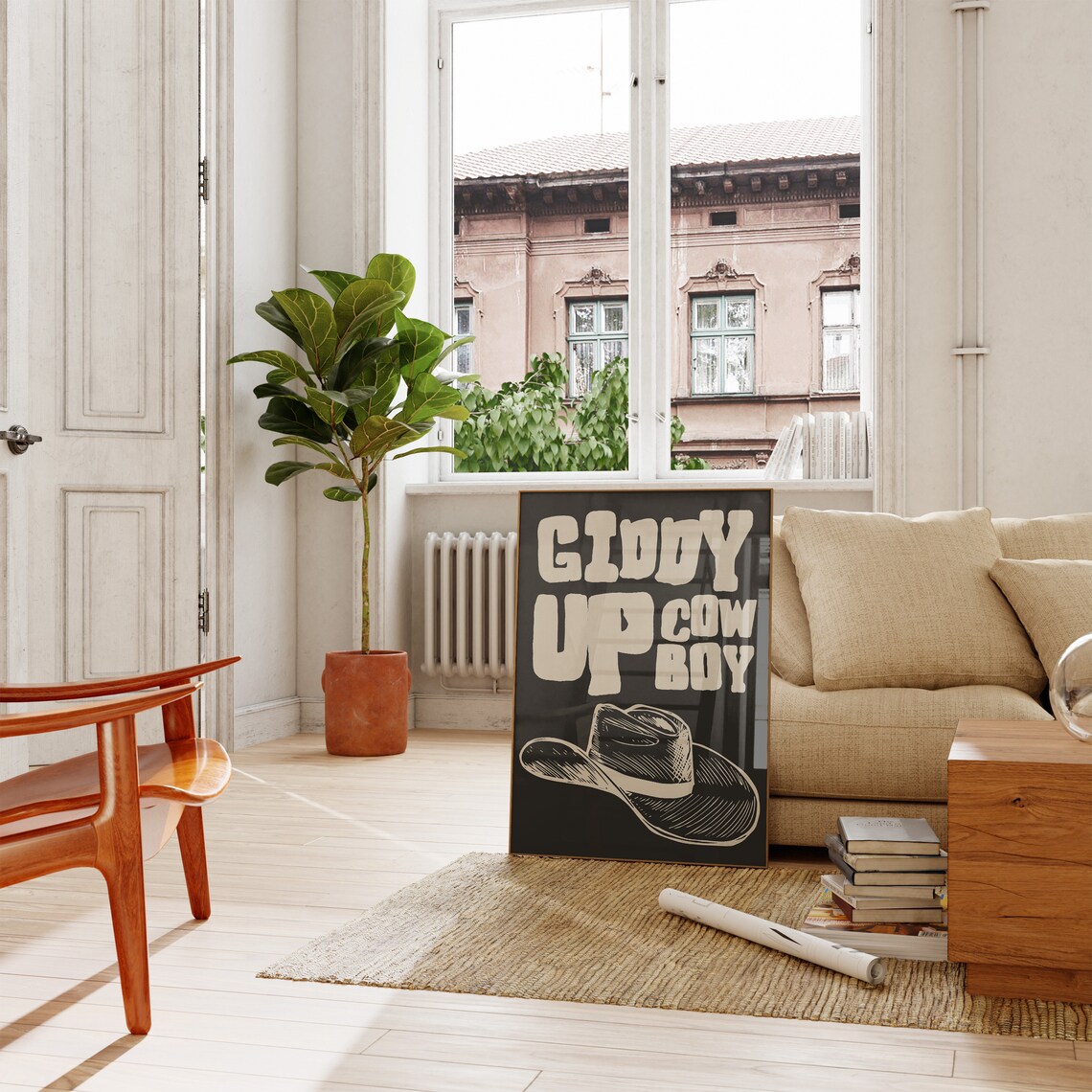 Cowboy Hat Wild West Art Print - Image 2