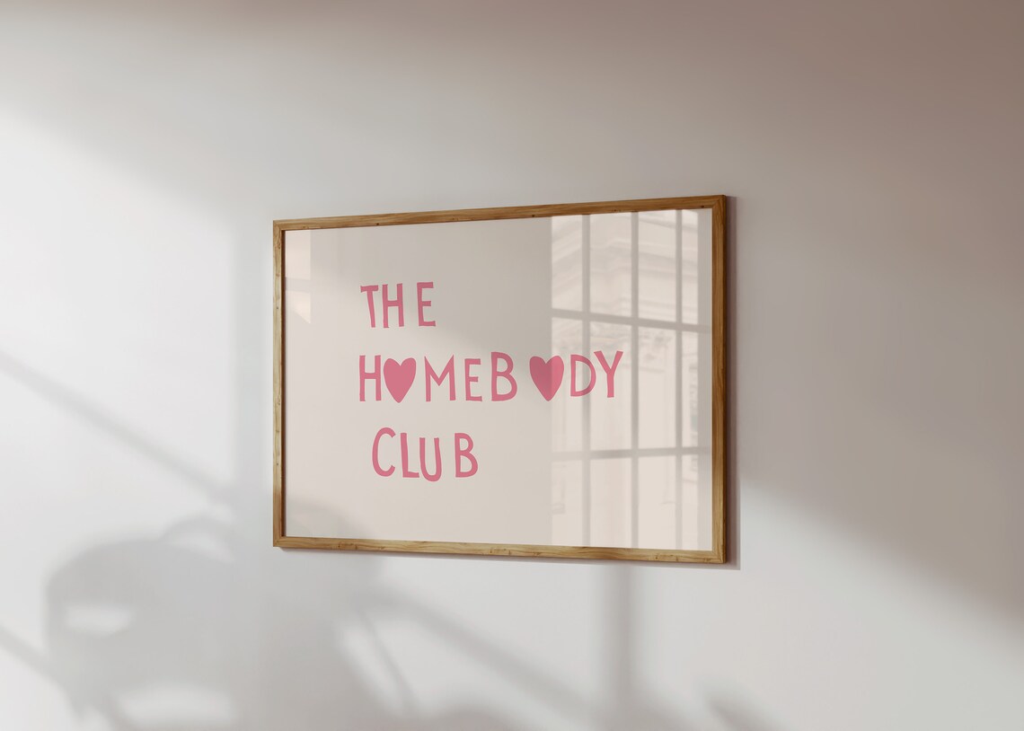 The Homebody Club Minimalist Heart Art Print - Image 2