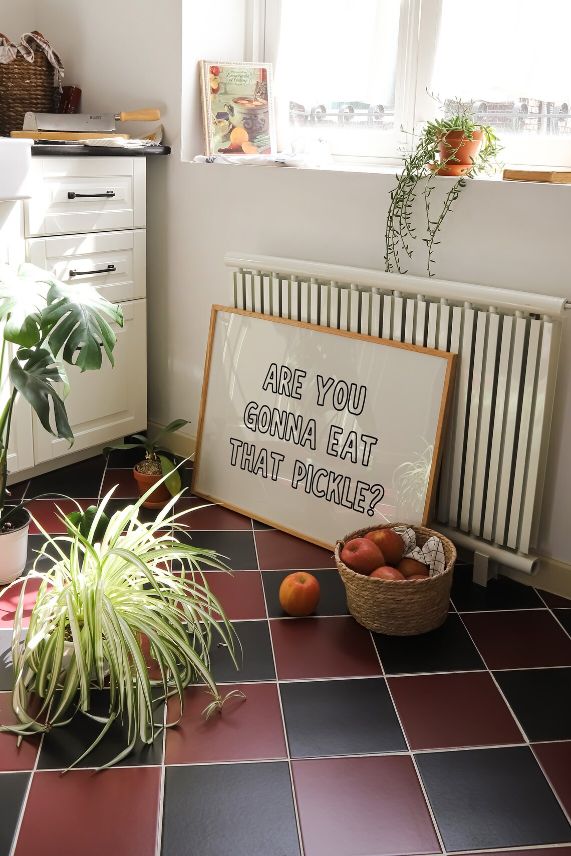Funny Pickle Print, Trendy Kitchen Poster - Image 3