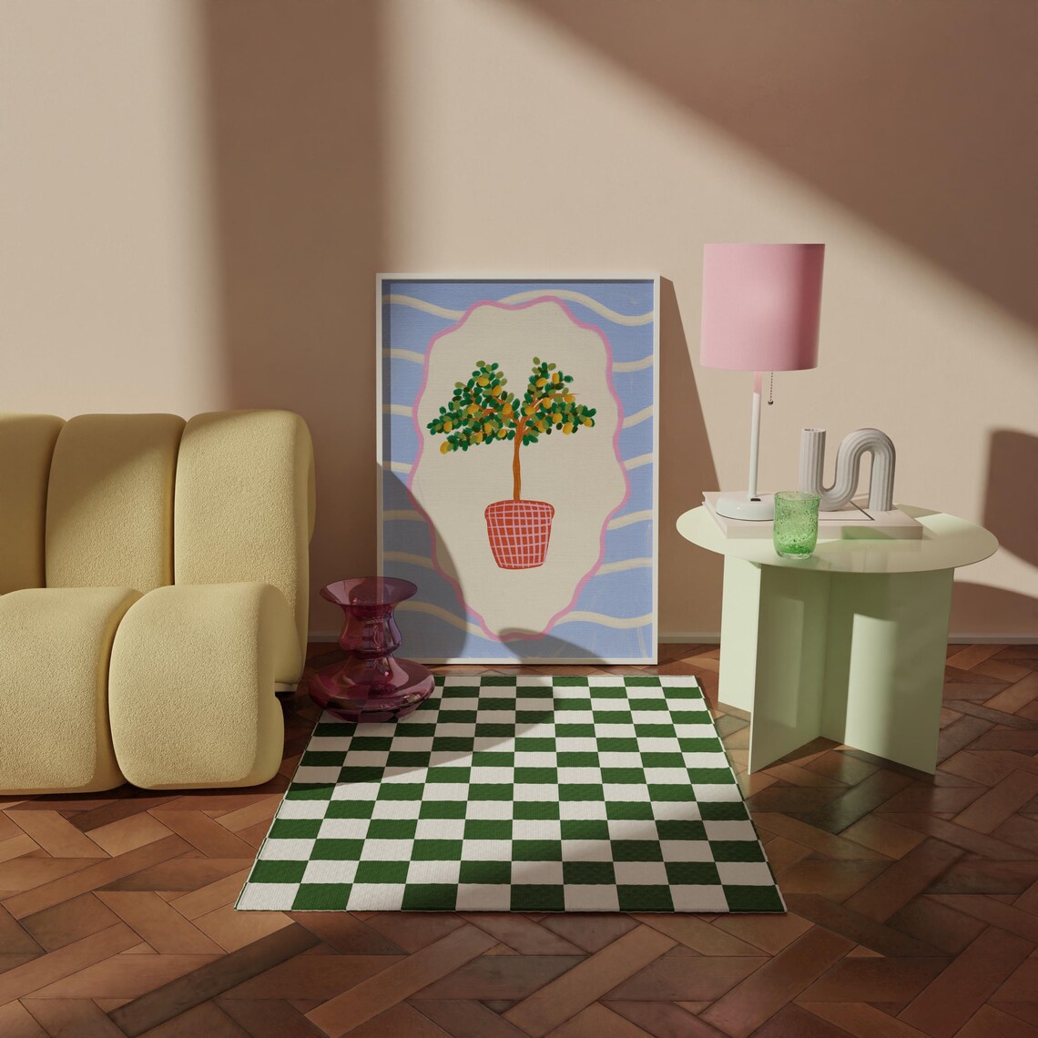 Eclectic Lemon Tree Botanical Kitchen Art Print