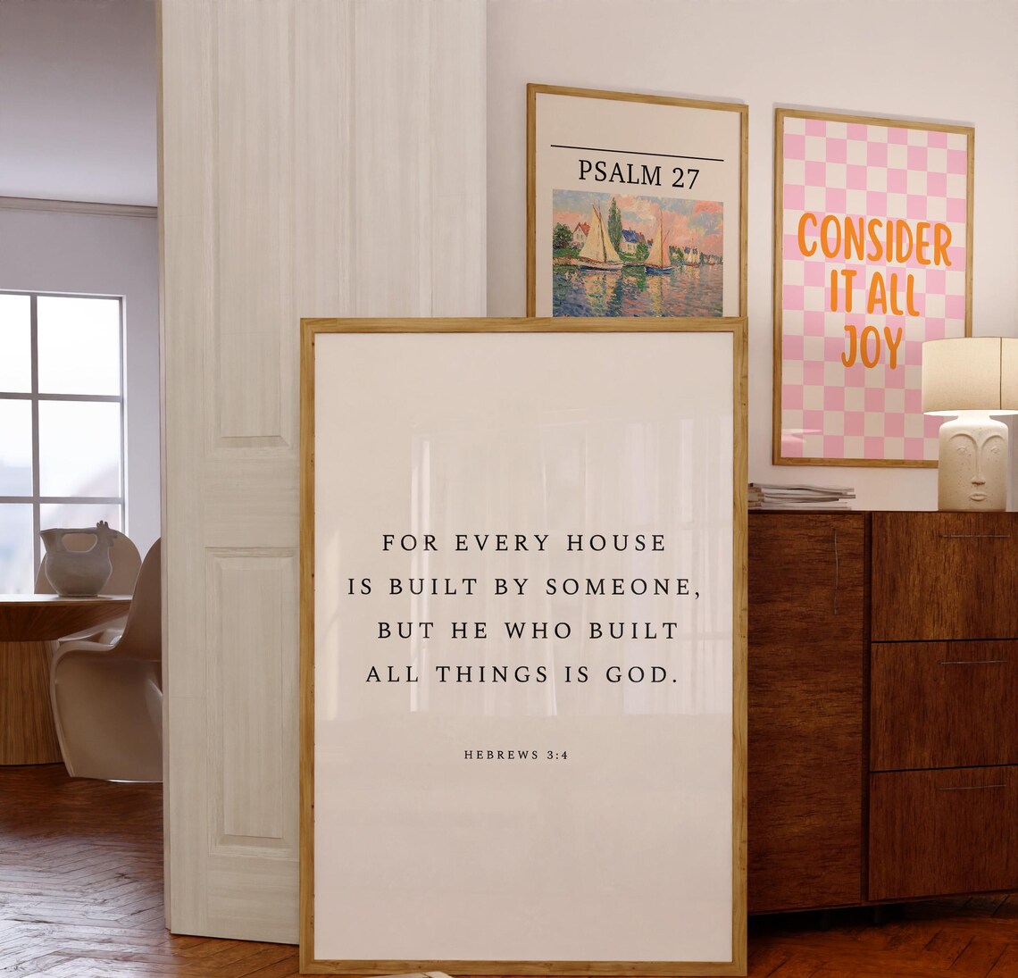 Custom Bible Verse Scripture Poster, Christian Wall Art - Image 2