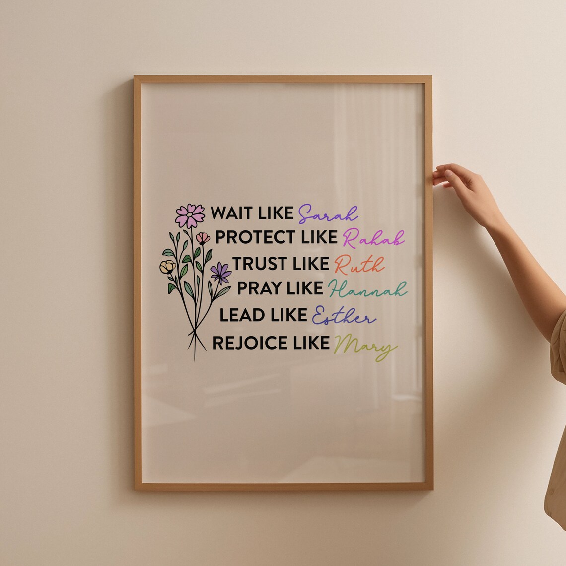 Christian Women Of Bible Scripture Art Print - Image 4