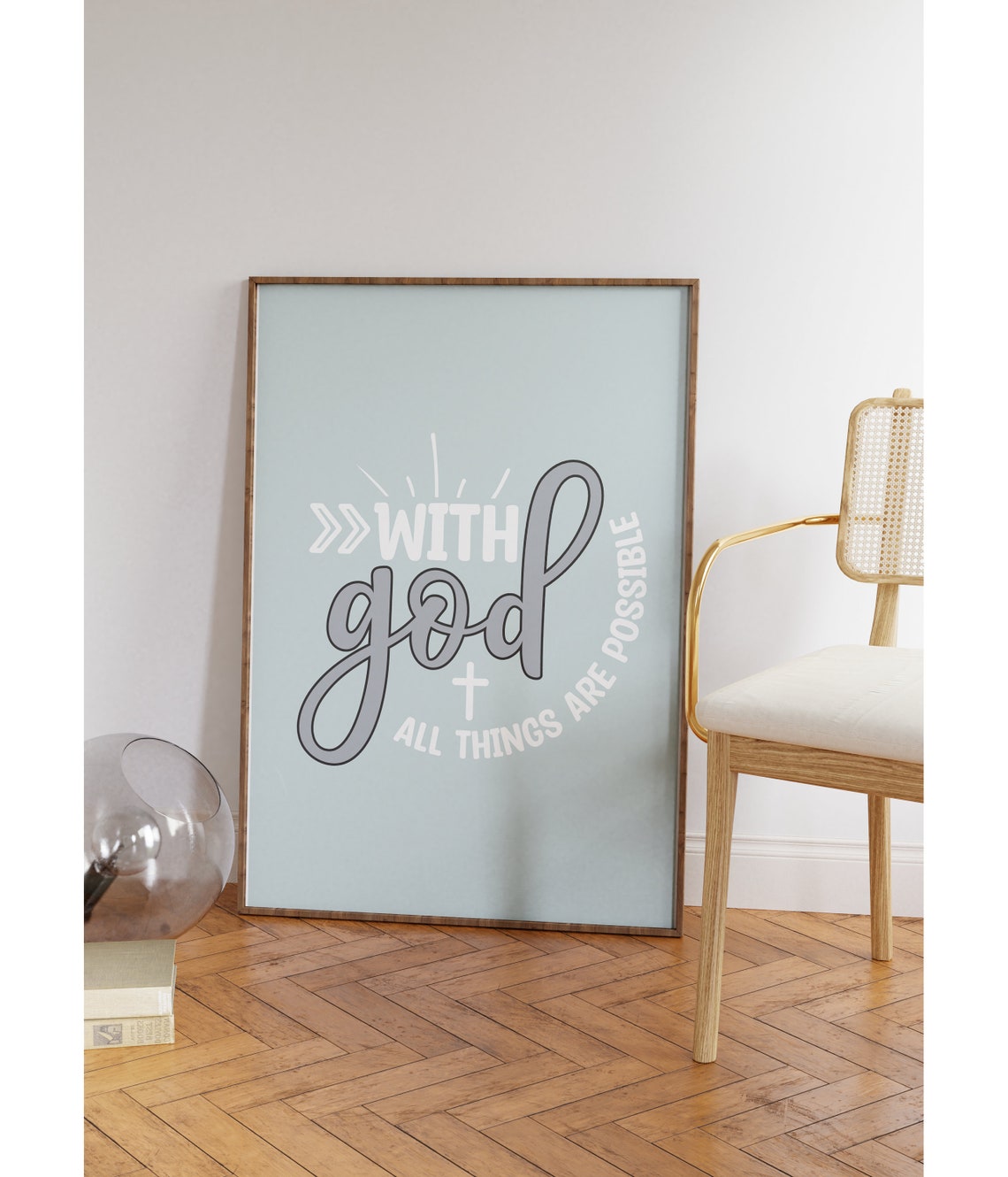 Retro Christian Wall Print Religious Print Christian Poster Bible Verse Wall Decor Art Christian Gift - Image 5