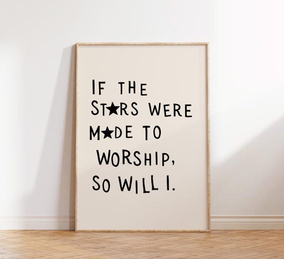 Psalm 148:3 Minimalist Christian Celestial Art Print