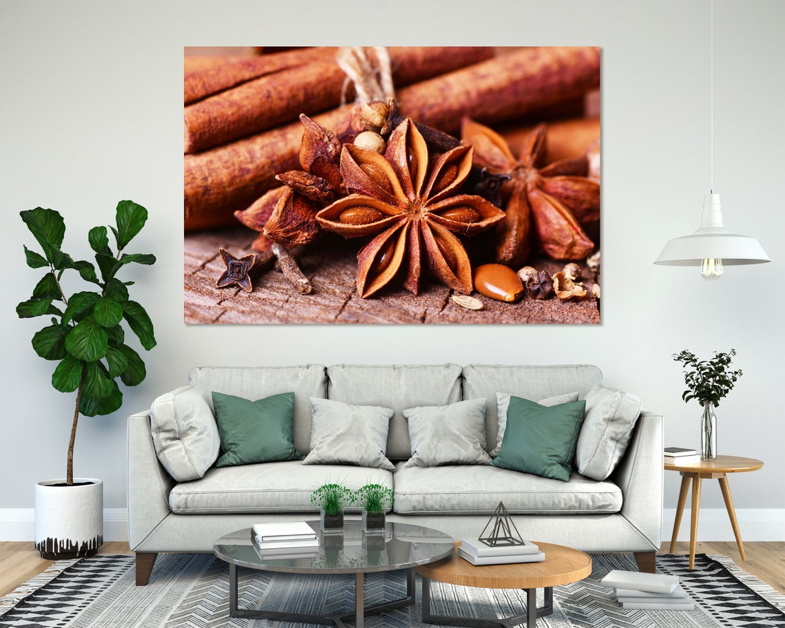 Star Anise Cinnamon Sticks Warm Spices Close Up Kitchen Poster - Image 7