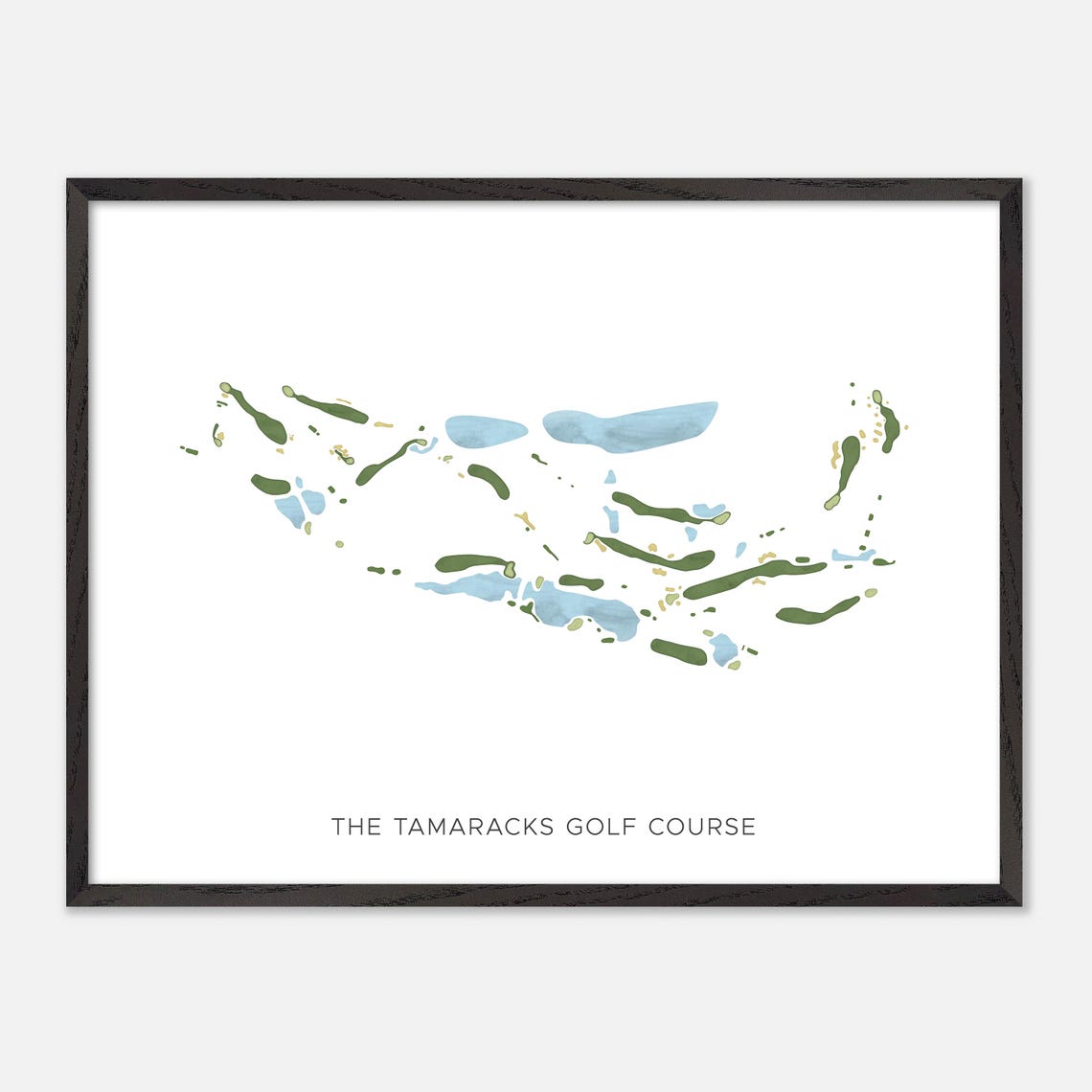 The Tamaracks Golf Course Michigan Modern Minimalist Golf Poster - Image 5