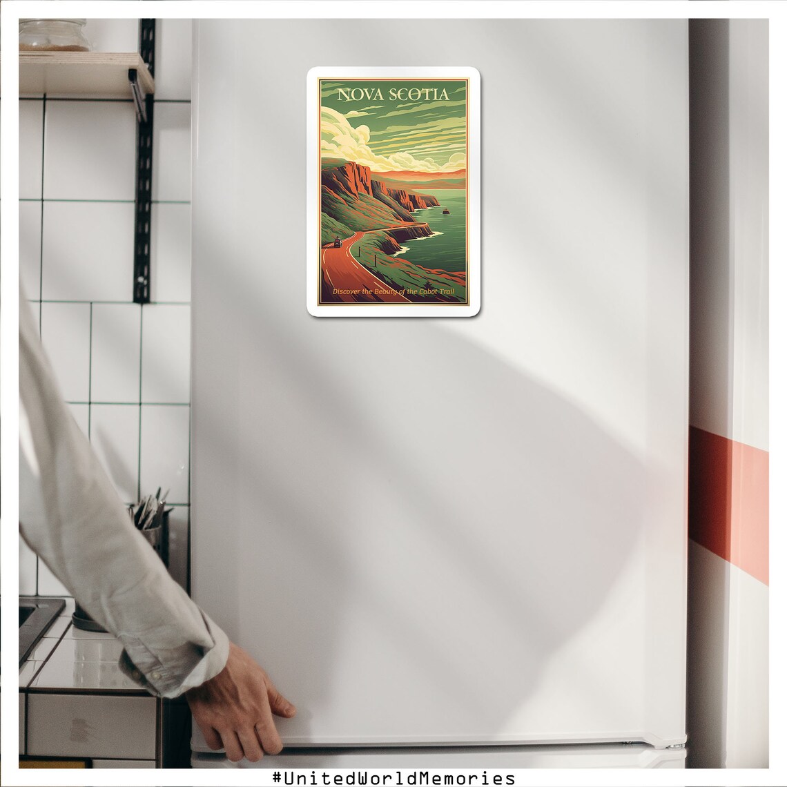 Nova Scotia Travel Poster, Cabot Trail Vintage Art Print - Image 4