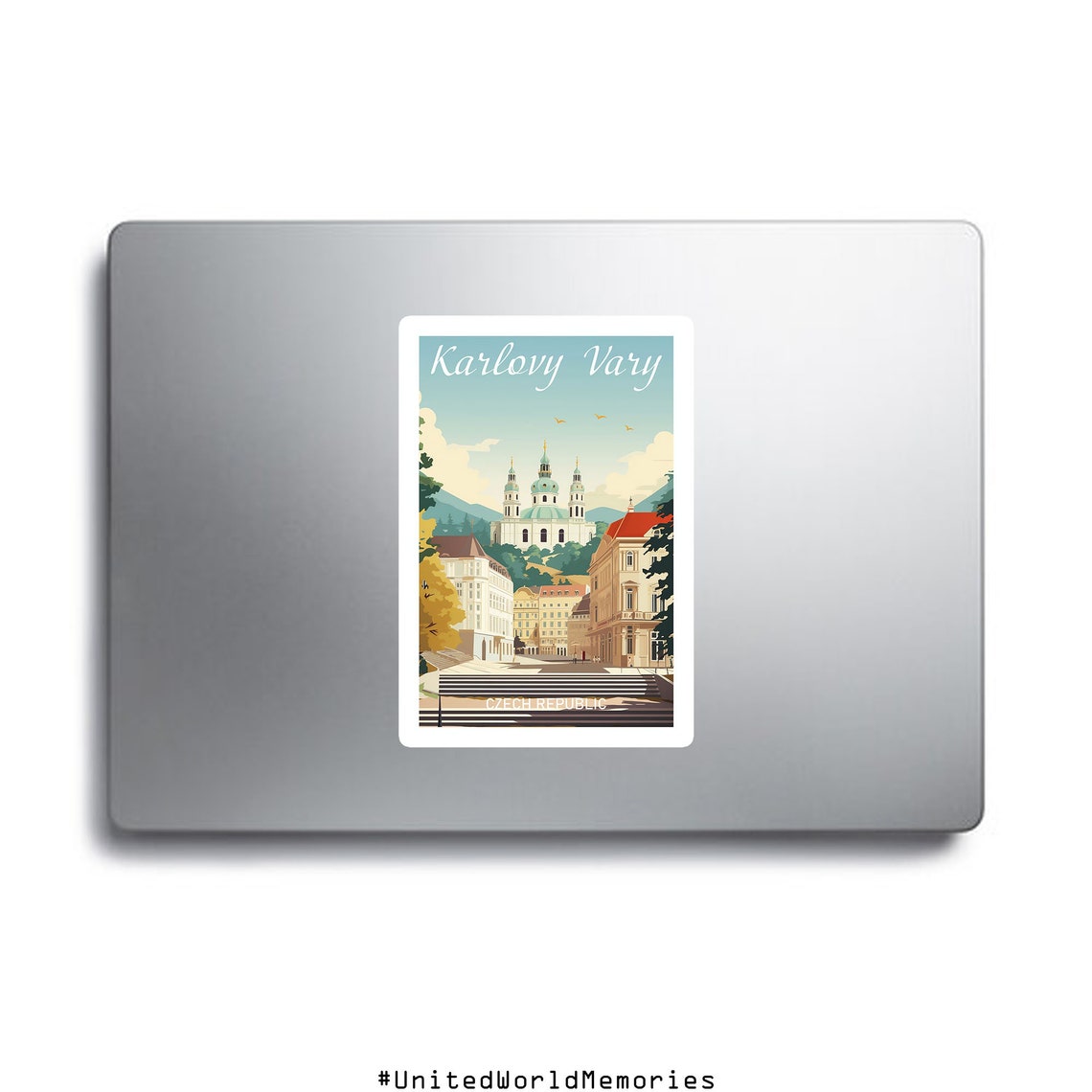 Karlovy Vary Travel Poster Czechia Poster Karlovy Vary Wall Art Karlovy Vary Gift Czechia Vintage Poster Czech Republic Poster - Image 2