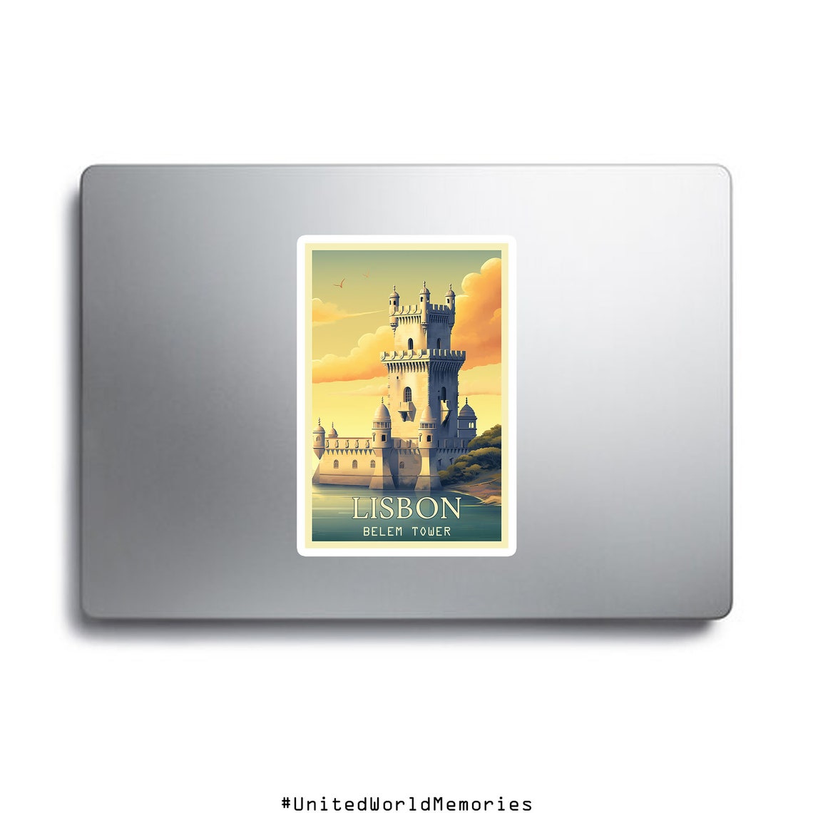 Lisbon Belem Tower Poster Lisbon Travel Poster Portugal Poster Lisbon Wall Art Lisbon Gifts Lisbon Portugal Poster Lisbon Print - Image 2