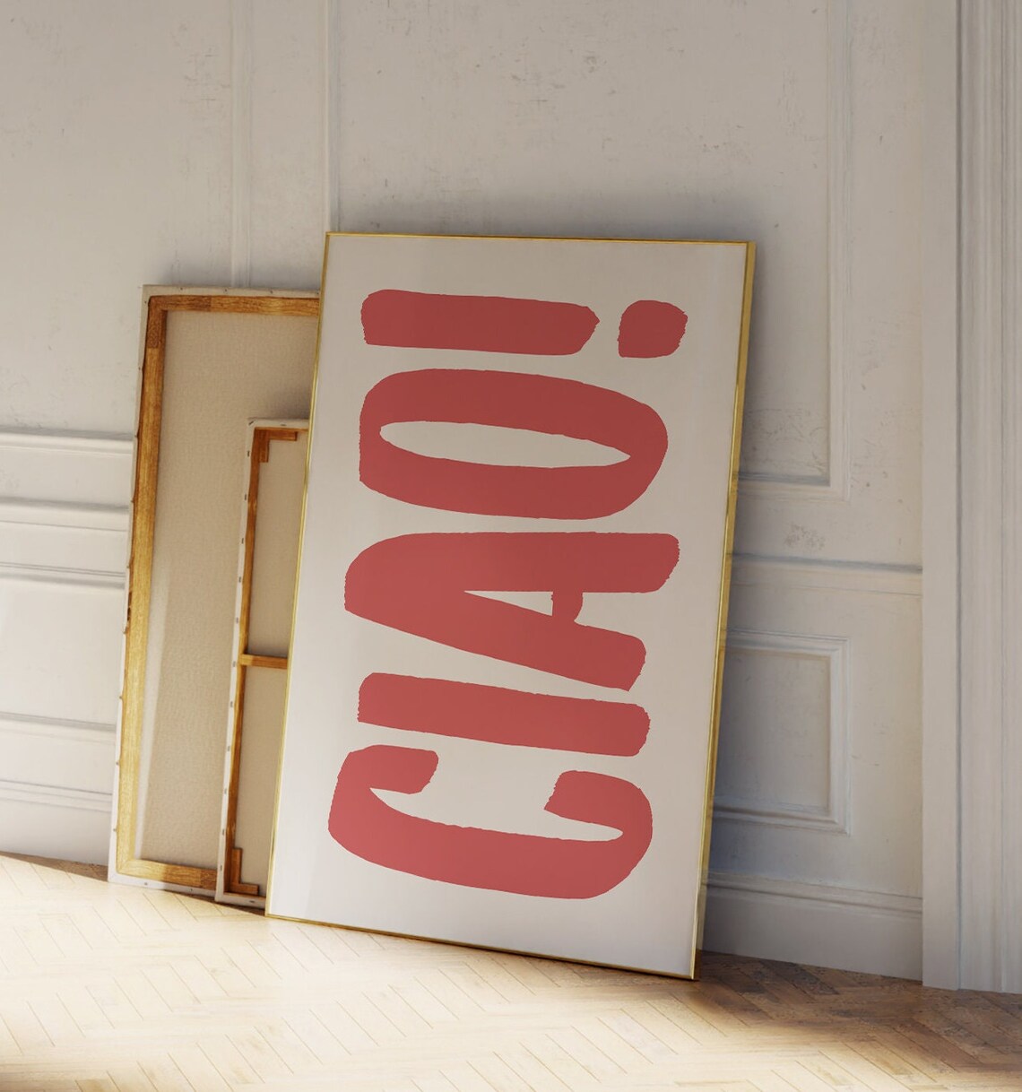Ciao Bold Typography Retro Travel Poster - Image 2