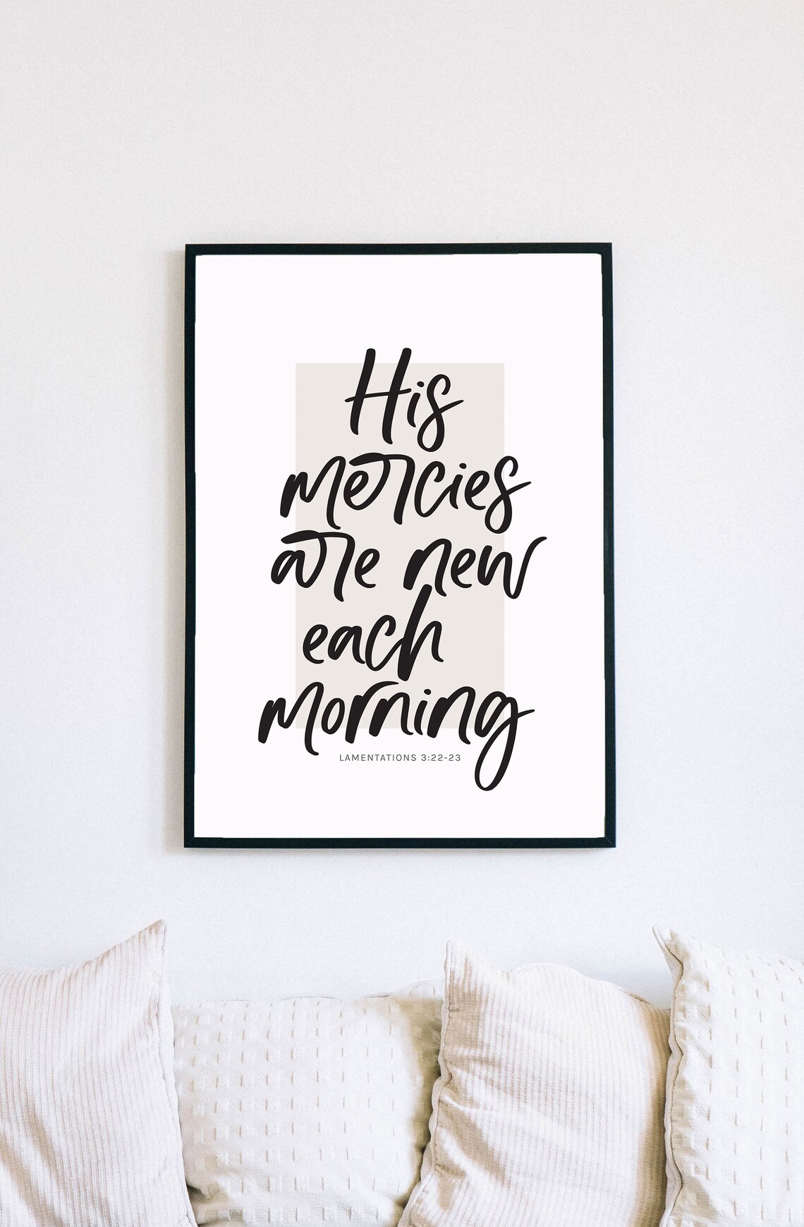 His Mercies Are New Every Morning, Lamentations 3 Art Print - Image 3