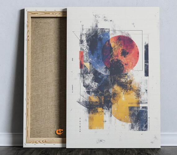 Modern Abstract Wall Art Set Layered Design Boho Minimalist Poster Neutral Scandinavian Decor Oversized Home Print 1576