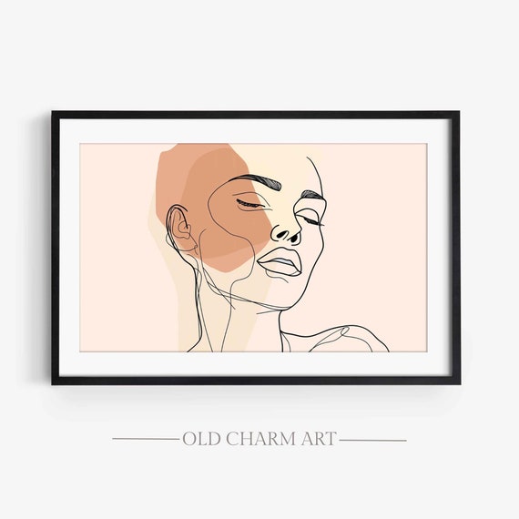 Sketch Art Minimalist Wall Art Home Decor Art Print Neutral Abstract Poster Sk3