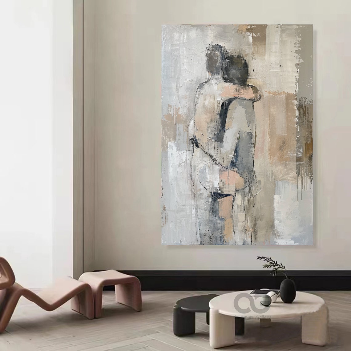 Portrait Painting Abstract Face Wall Art Woman Lady Painting Woman Painting Mothers Artistic Painting Custom Gifts For Wife Portrait - Image 4