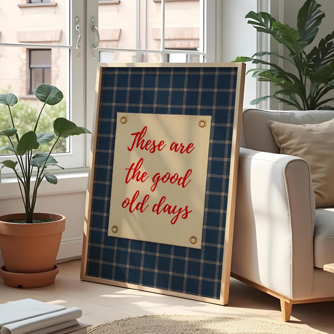 Inspirational Fabric Wall Art Motivational Sign For Living Room Or Office