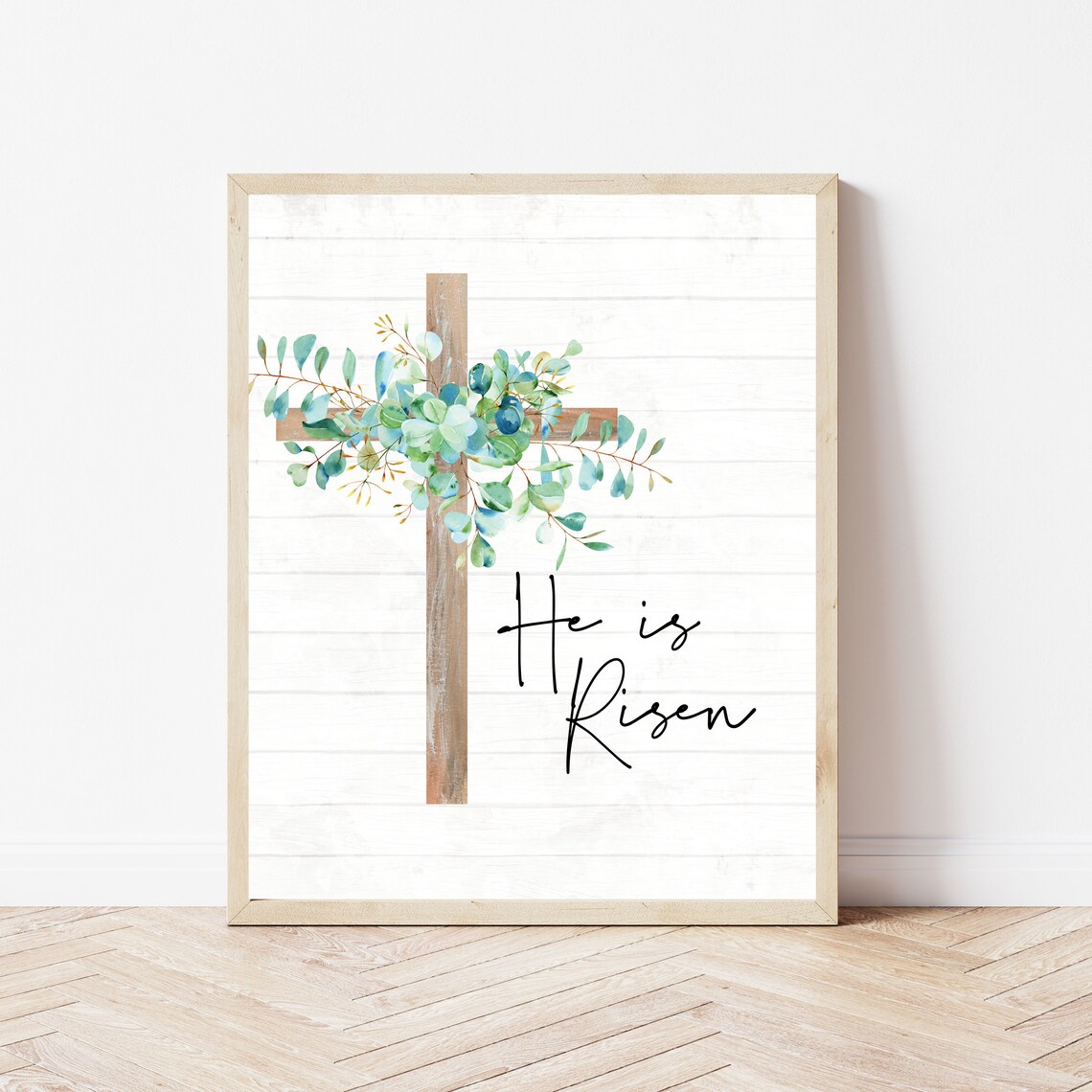 He Is Risen Easter Christian Decor Art Print