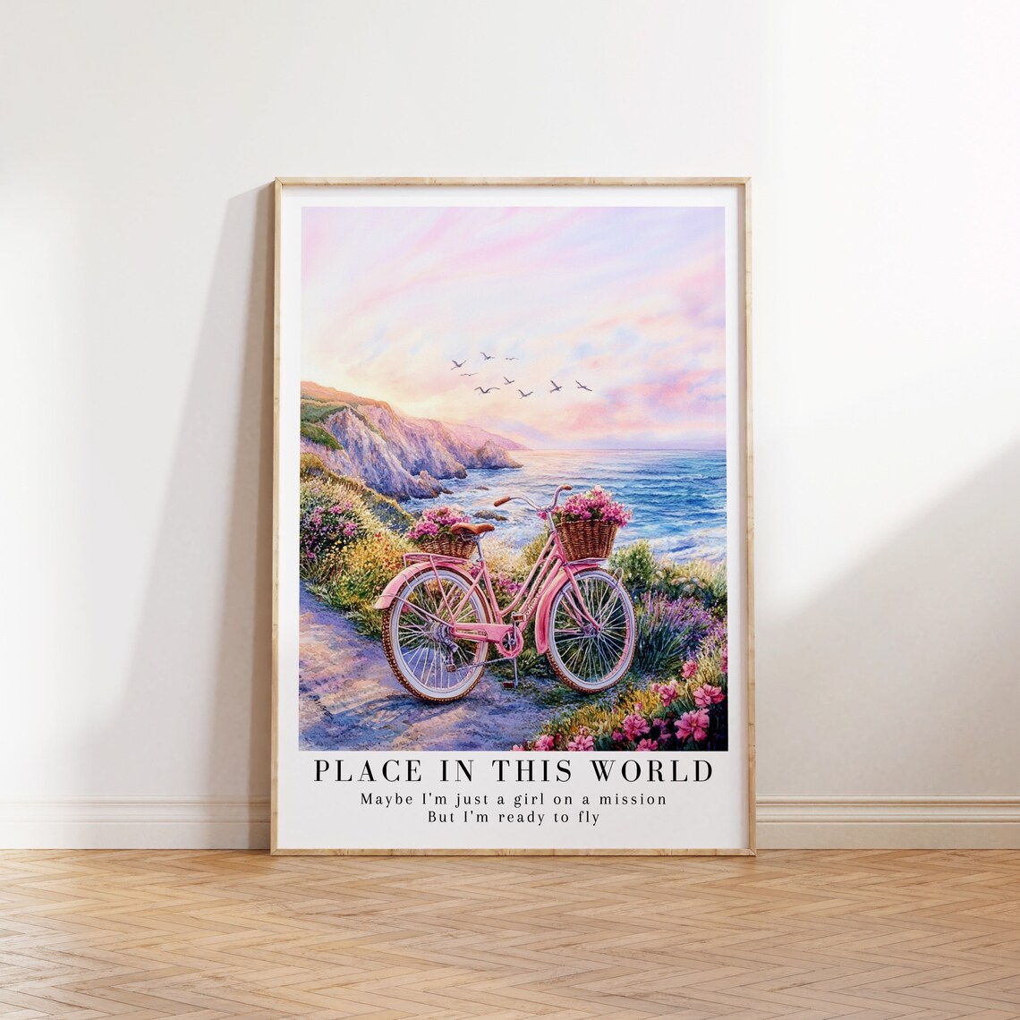 Place In This World Watercolor Art Print, Beach Poster - Image 3