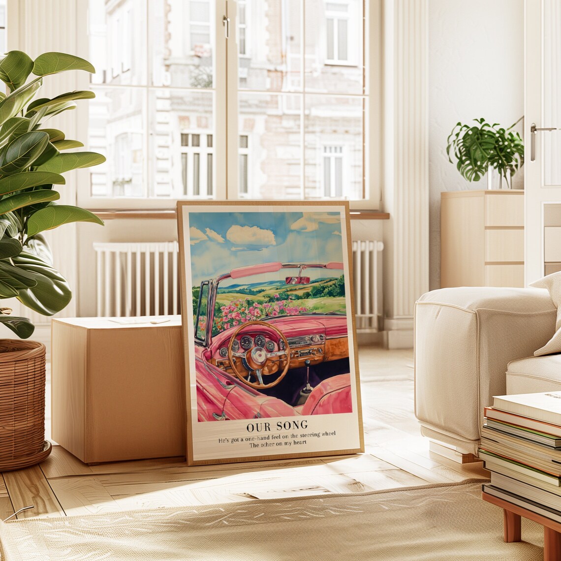 Our Song Debut Album Watercolor Poster Print - Image 2
