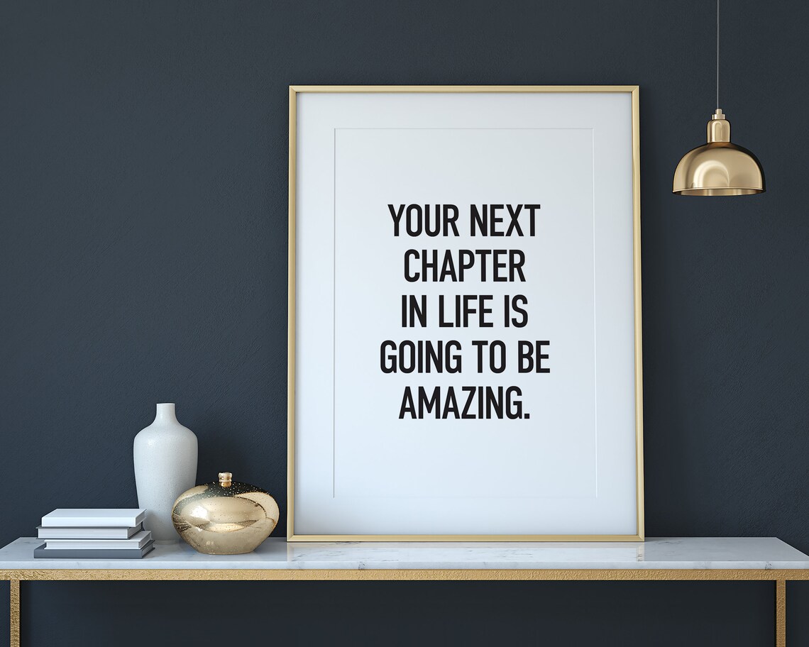 Inspirational Manifestation Poster, Life Quote Art Print - Image 2