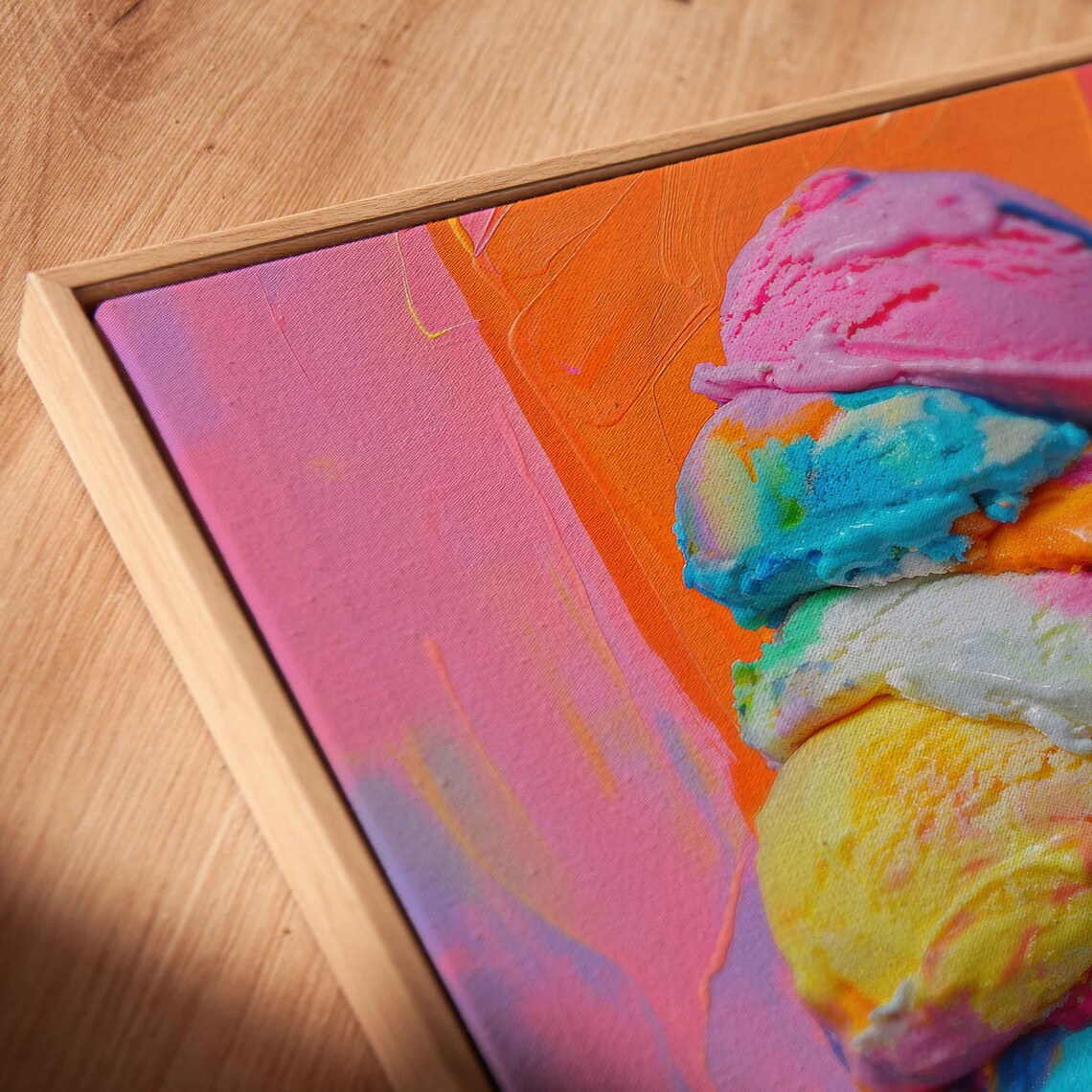 Pop Art Ice Cream Cone, Kitchen Wall Art Print - Image 2