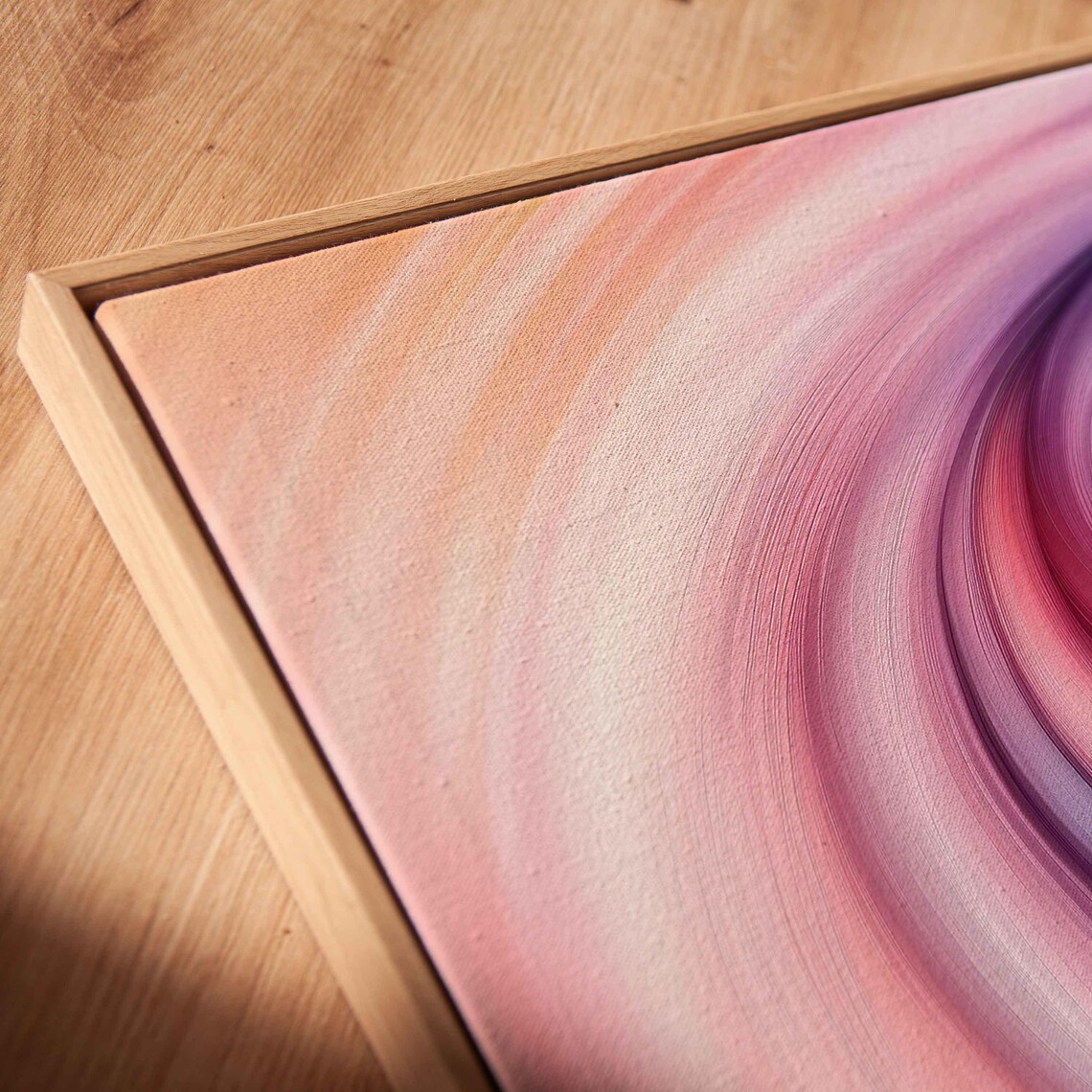 Swirling Pastels Abstract, Dreamlike Tranquility - Image 2