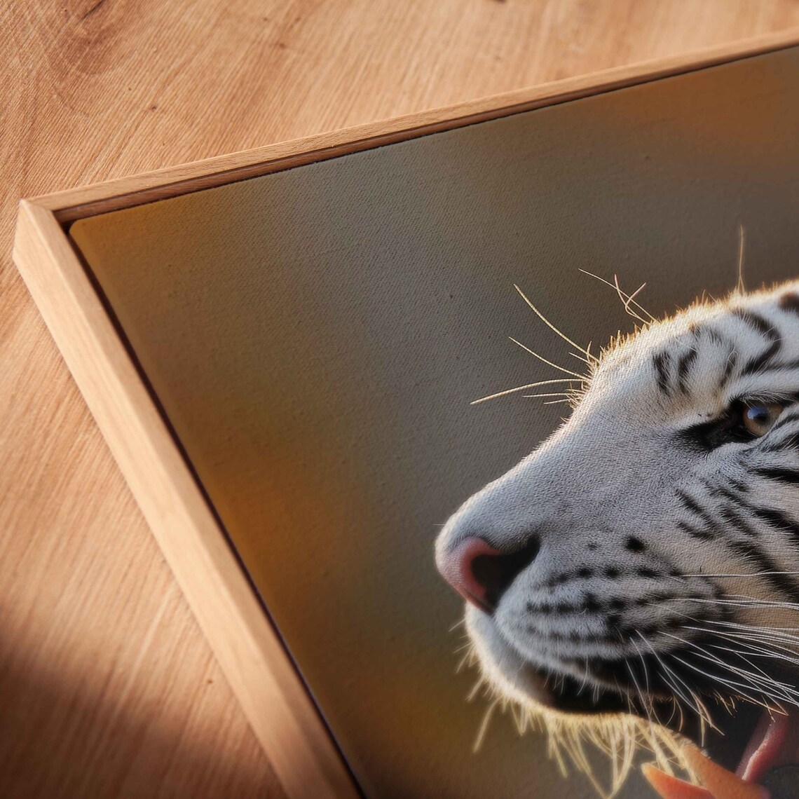 White Tiger Photograph, Wildlife Wall Art - Image 2