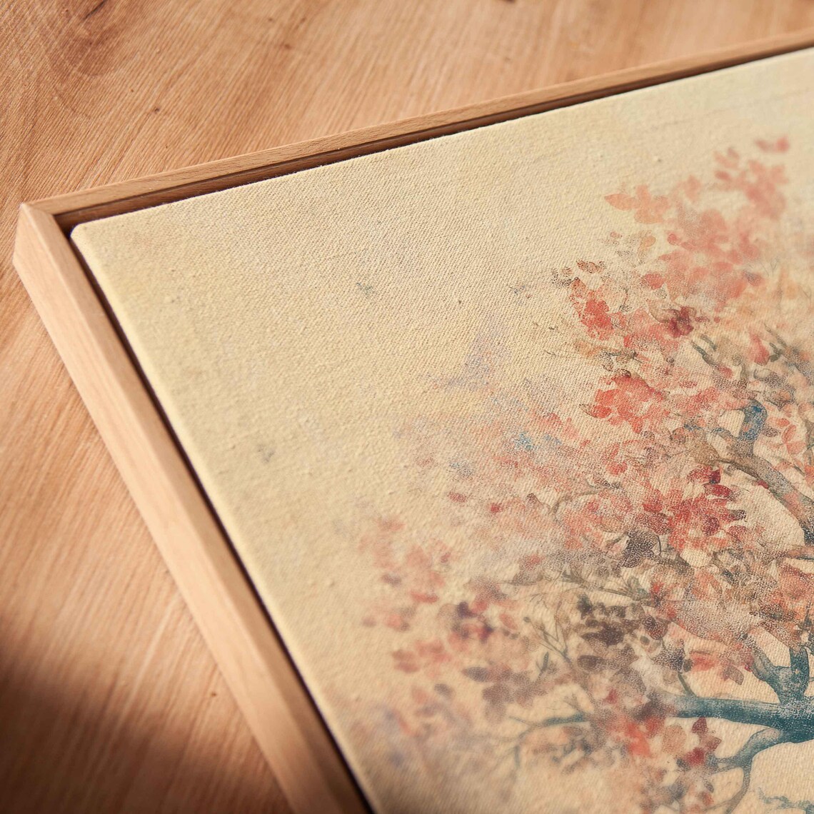 Tree Of Life Print Soft Earthy Pastels Vintage Art Style Inviting Wall Decor - Image 2