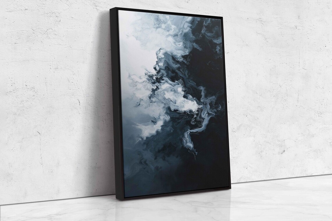 Modern Abstract Painting, Light And Shadow - Image 4