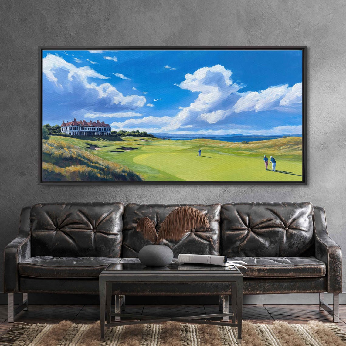 Turnberry Golf Links Ocean View Golfers Clubhouse Scotland Poster