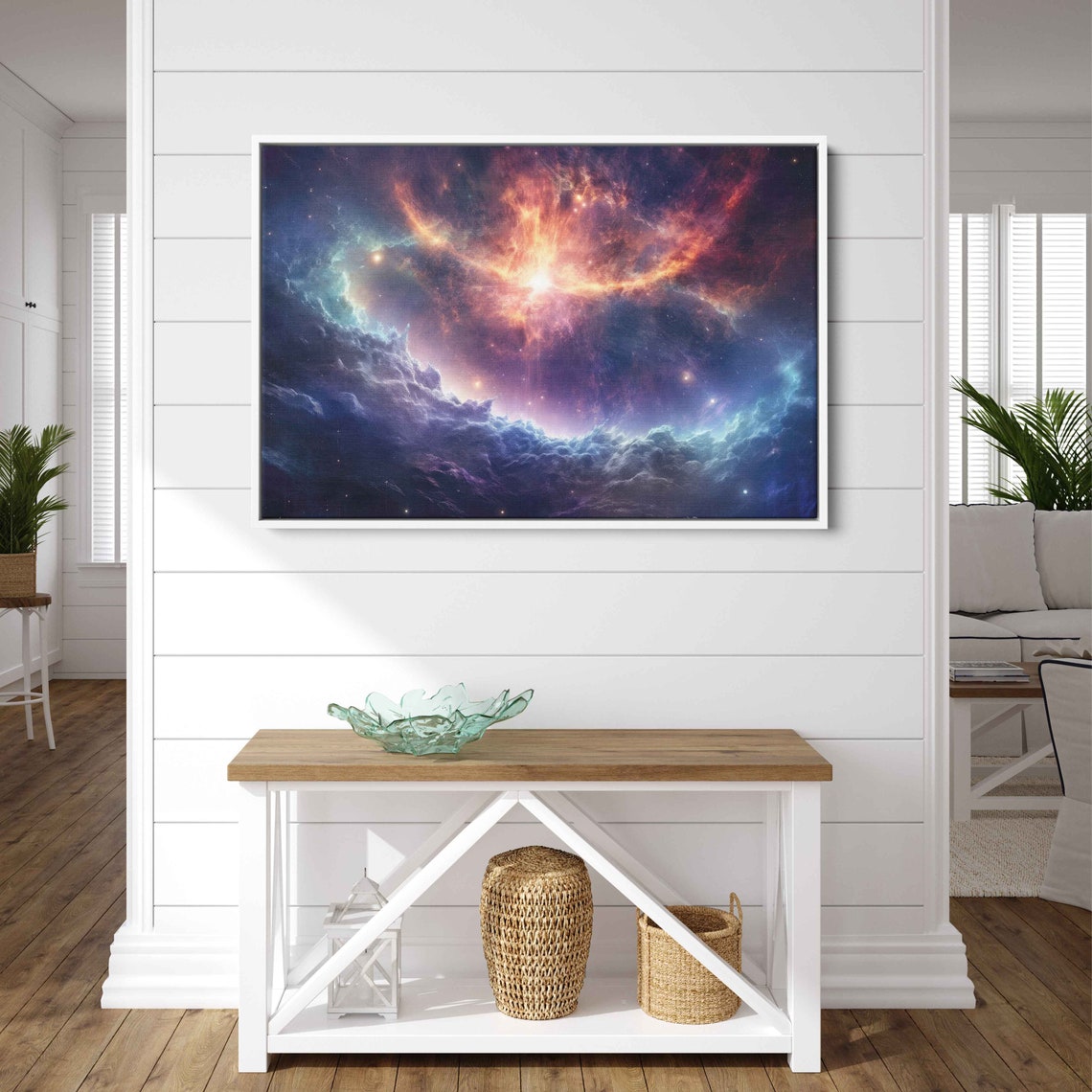 Cosmic Nebula Pulsar Star Space Galaxy Colorful Deep Universe Print - Image 3