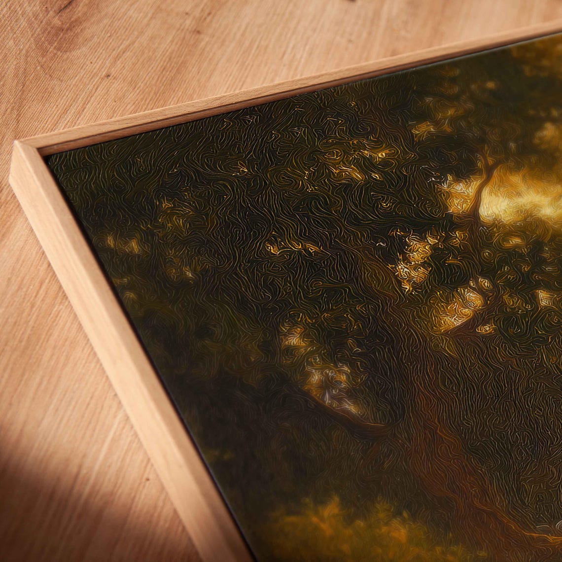 The Good Shepherd With His Flock At Sunset Panoramic Religious Poster - Image 2