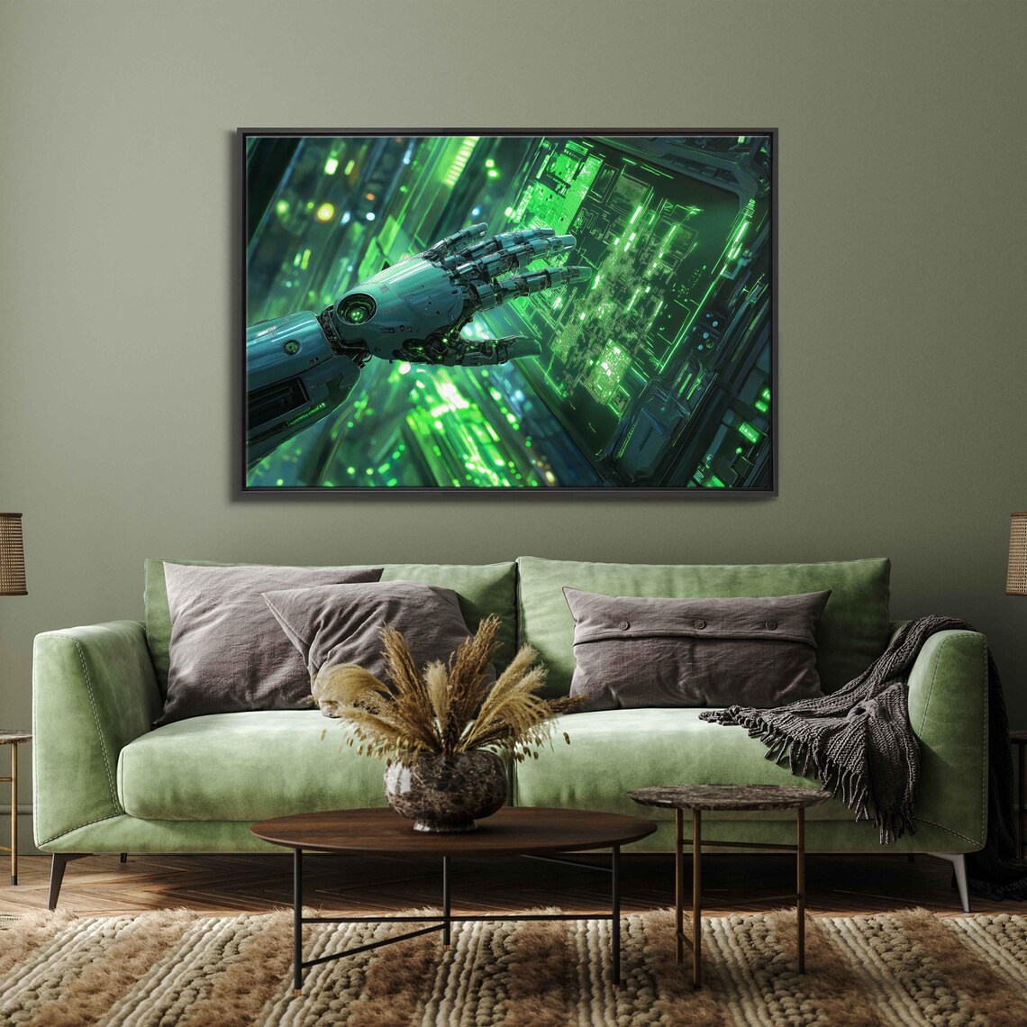 Advanced Robotic Hand, High Tech Laboratory Art Print - Image 3