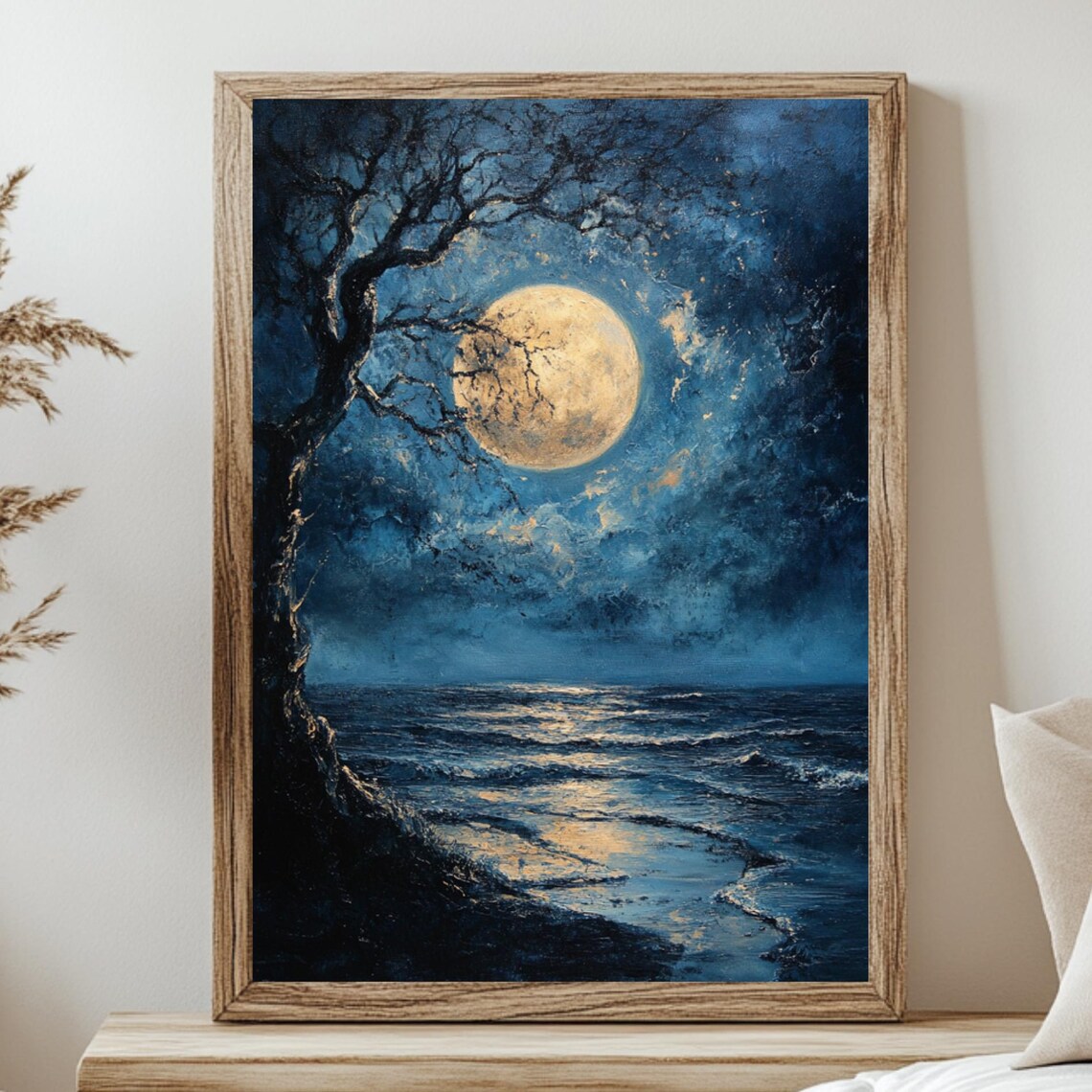 Mystical Moon, Celestial Dorm Decor Art Print