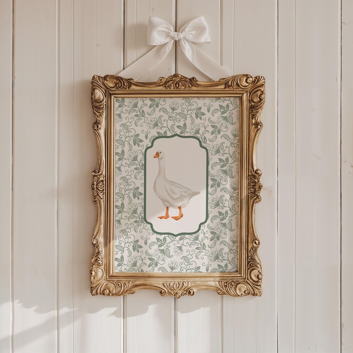 Vintage Cute Duck Print Nursery Wall Art Folklore Wall Art Cottagecore Wall Art Wall Art - Image 3