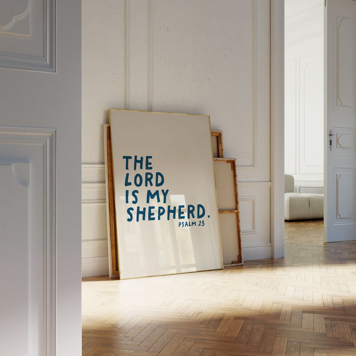 Psalm 23 Minimalist Christian Art Print, Bible Verse - Image 2
