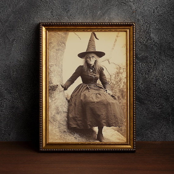 Retired Witch Dark Academia Gothic Art Print
