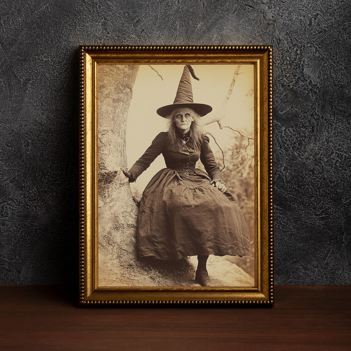 Retired Witch Dark Academia Gothic Art Print