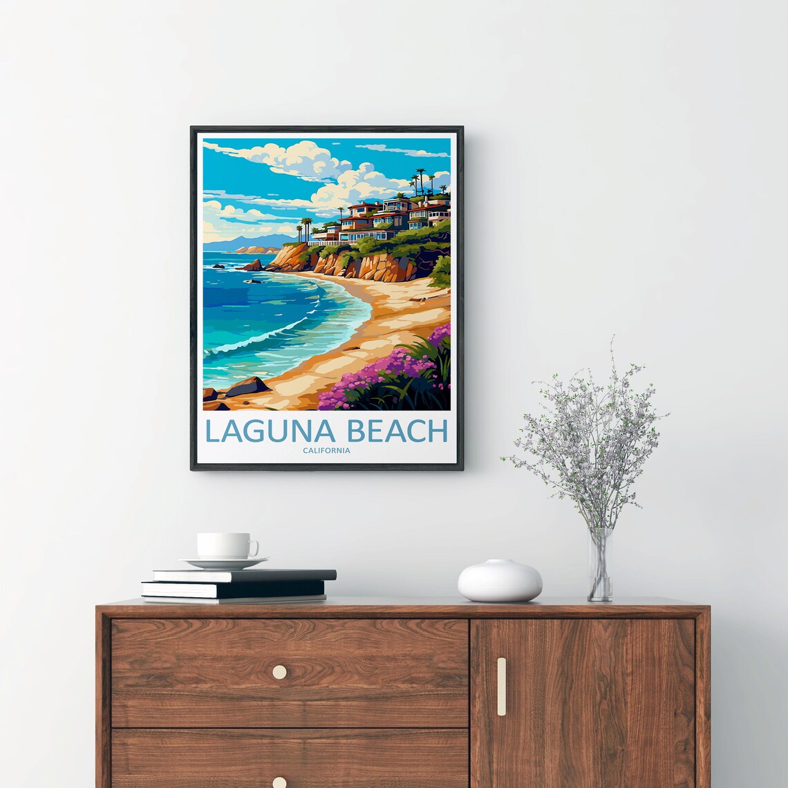Laguna Beach Travel Poster, California Home Decor - Image 2
