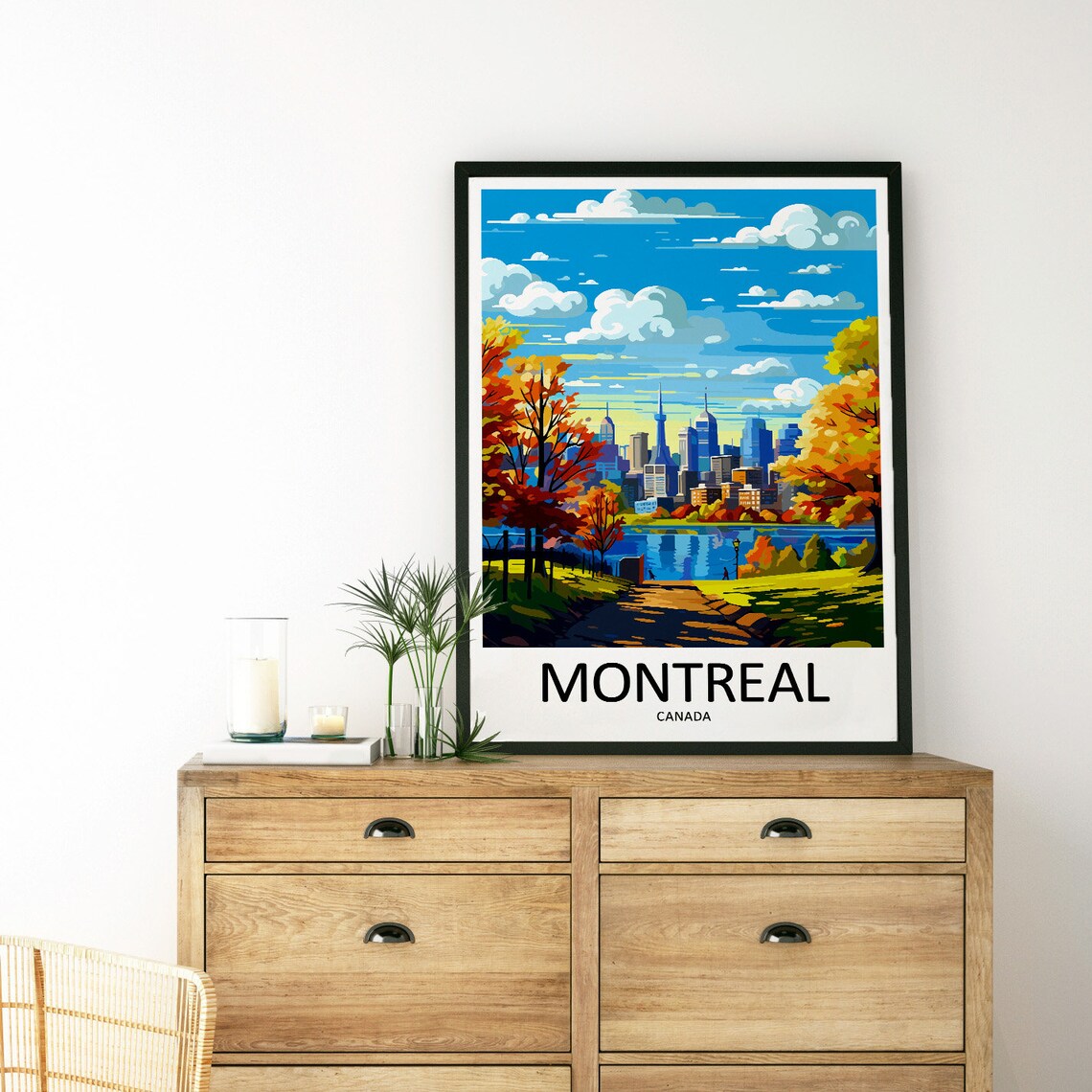 Montreal Travel Print, Canada Wall Decor - Image 3
