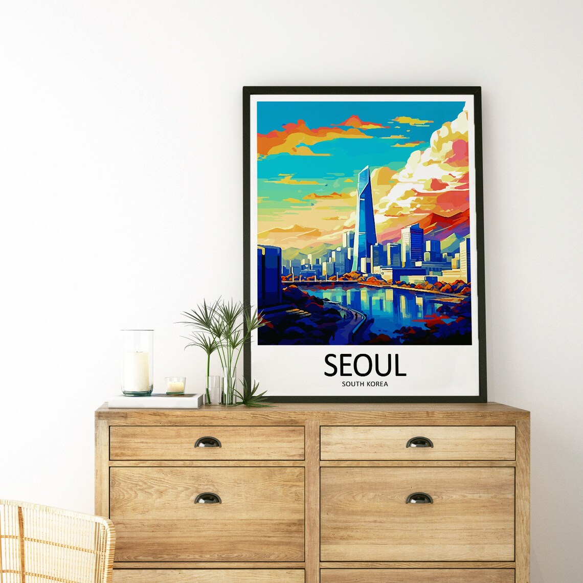 Seoul Travel Poster, South Korea Wall Decor - Image 3