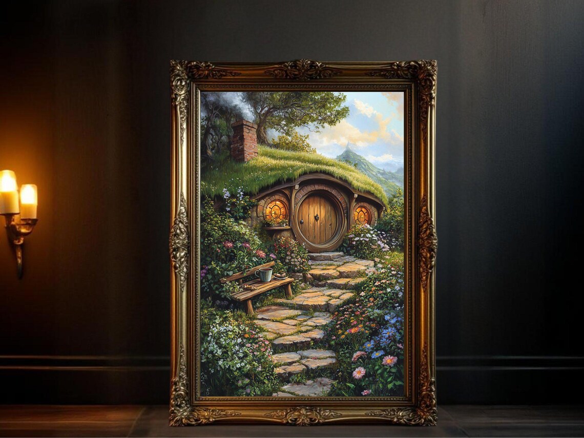 Enchanting Hobbit Home - Magical Fantasy Cottage