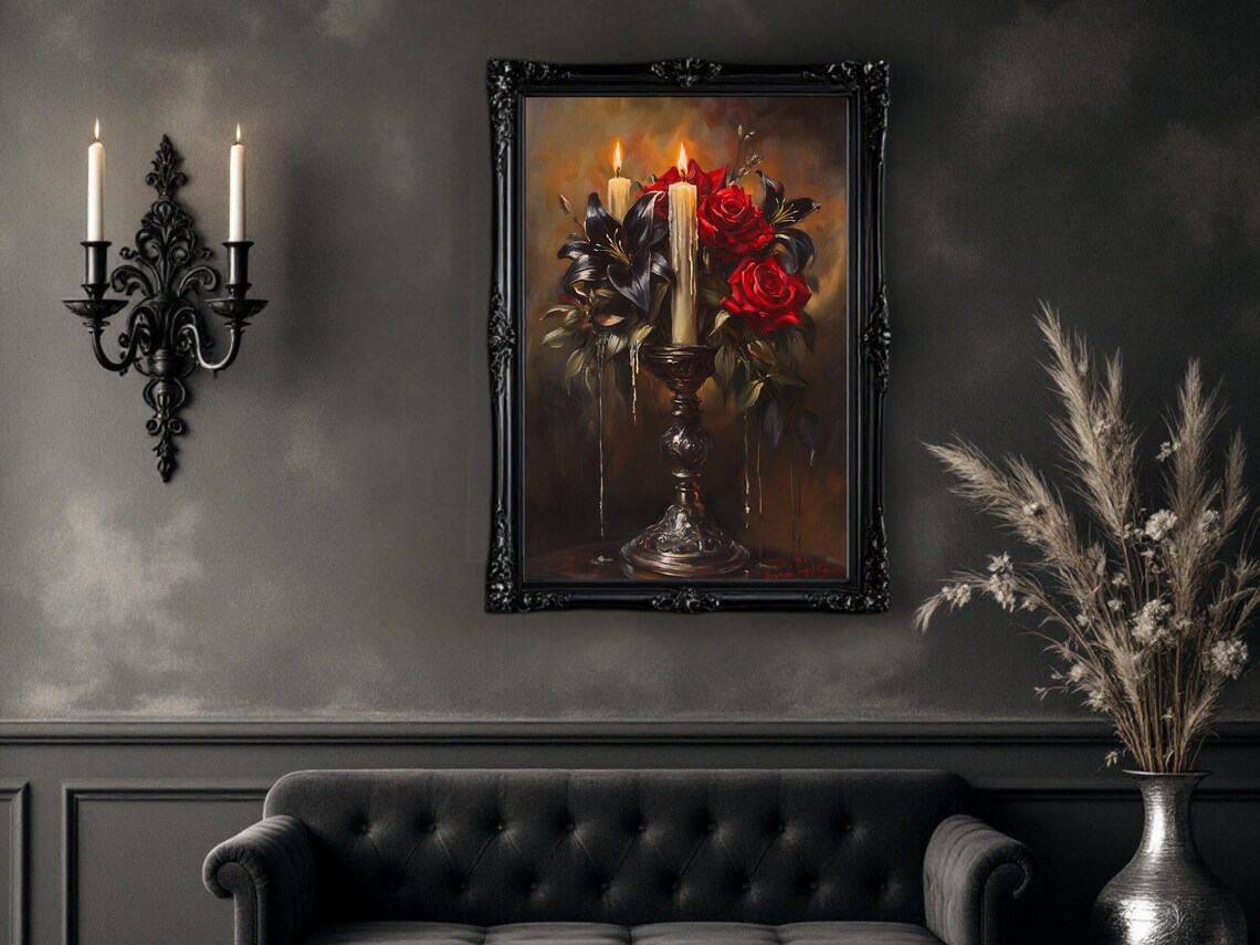 Elegant Candlelit - Contemporary Travel Poster - Image 2