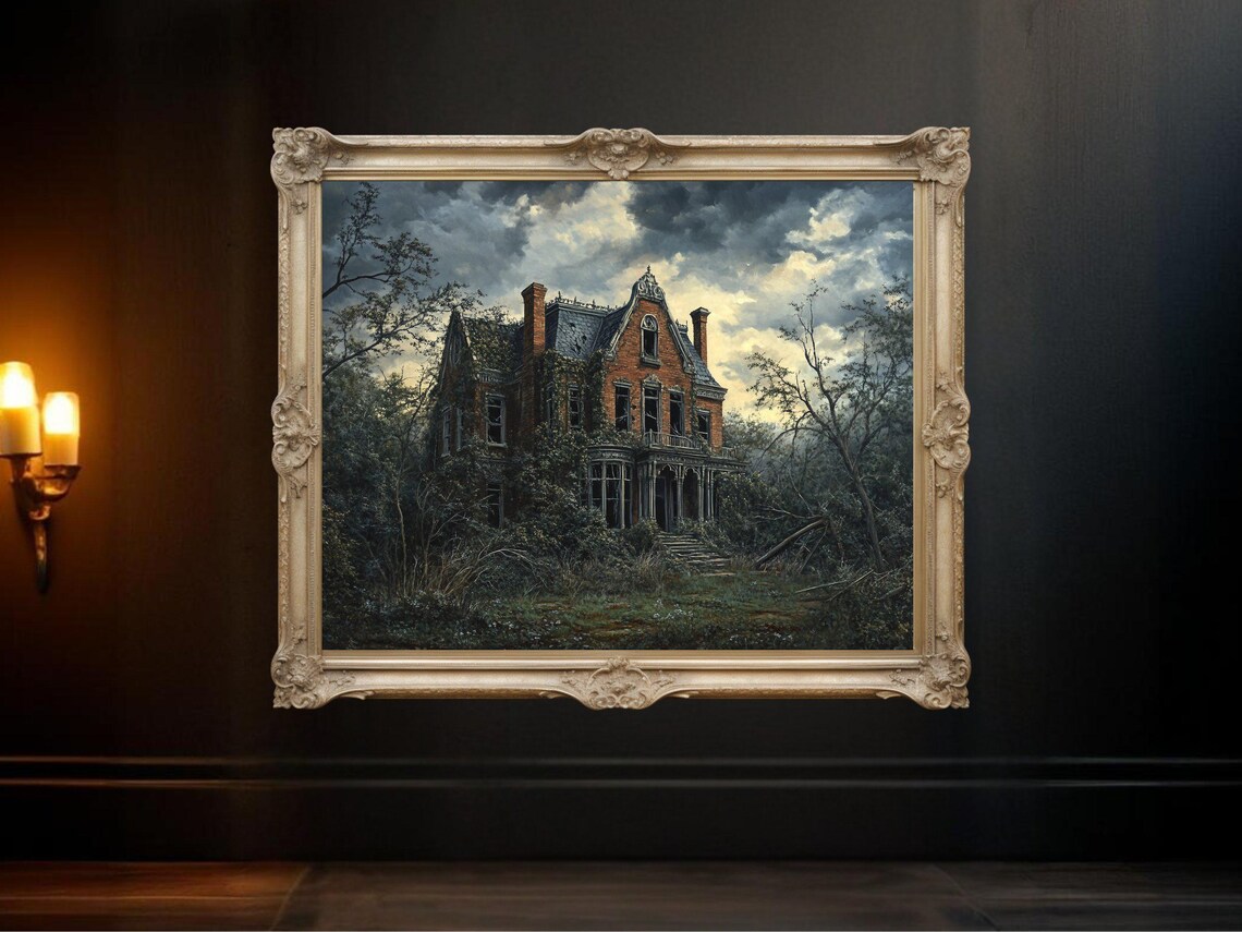 Haunted Mansion - Gothic Architecture Art Print