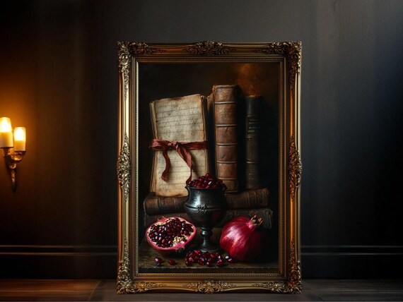 Vintage Book Stack, Classical Library Decor