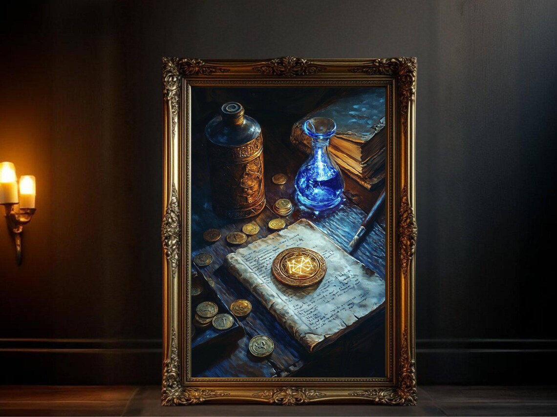 Enchanted Alchemy Magical Apothecary Art Print