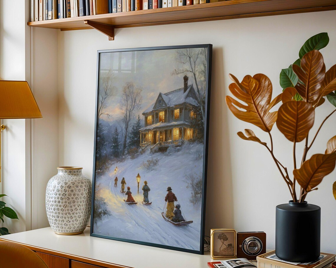 Winter Wonderland - Contemporary Travel Poster - Image 2